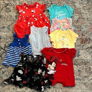 Summer baby clothing lot